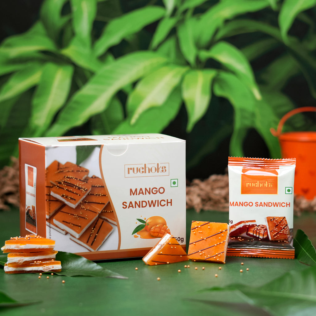 Ruchoks Mango Sandwich_Premium Chocolate Brittles  (10 Units)