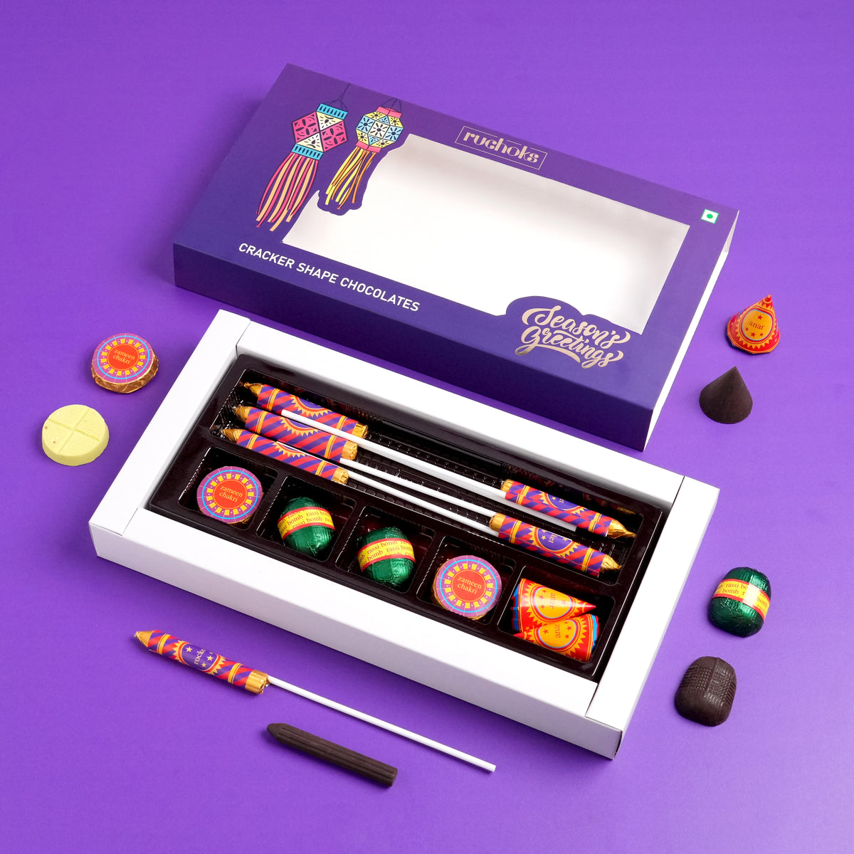 Ruchoks Premium Diwali Cracker Chocolates (P4)