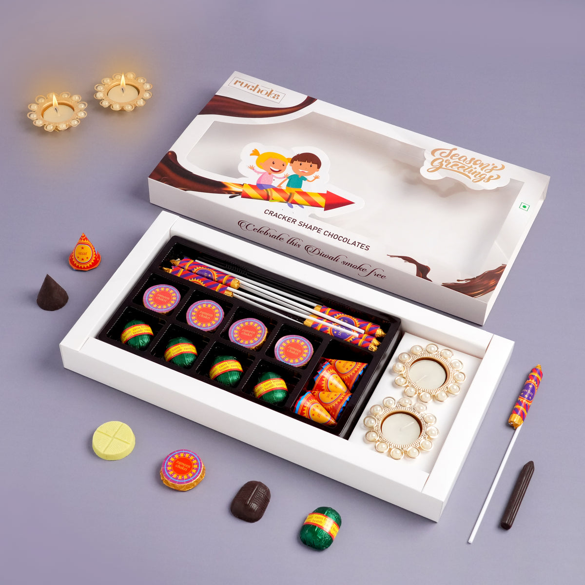 Ruchoks Premium Diwali Cracker Box (P2 + 2)