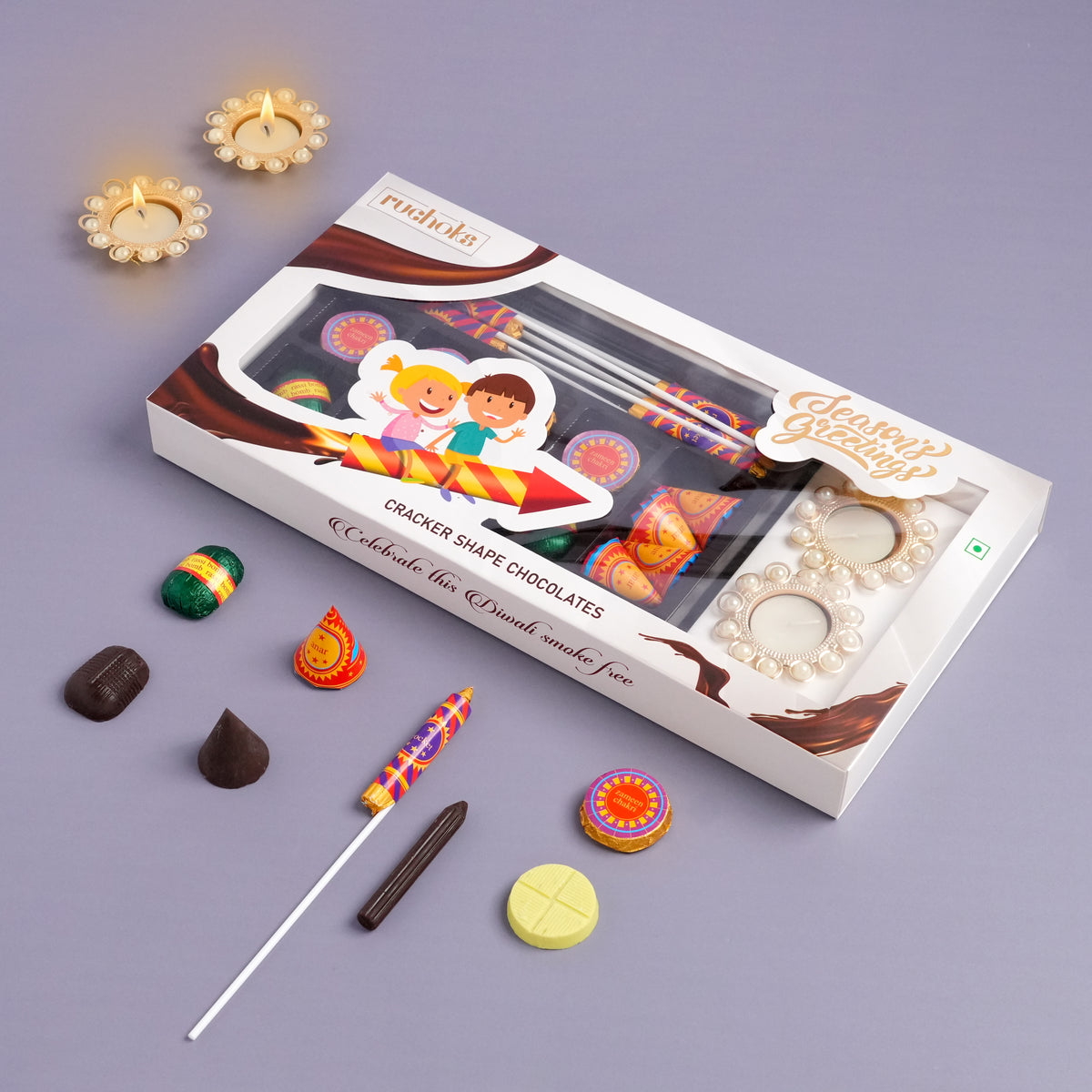 Ruchoks Premium Diwali Cracker Box (P2 + 2)