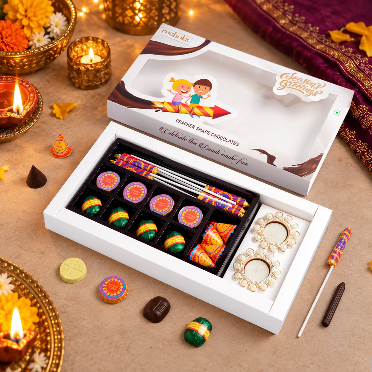 Ruchoks Premium Diwali Cracker Box (P2 + 2)