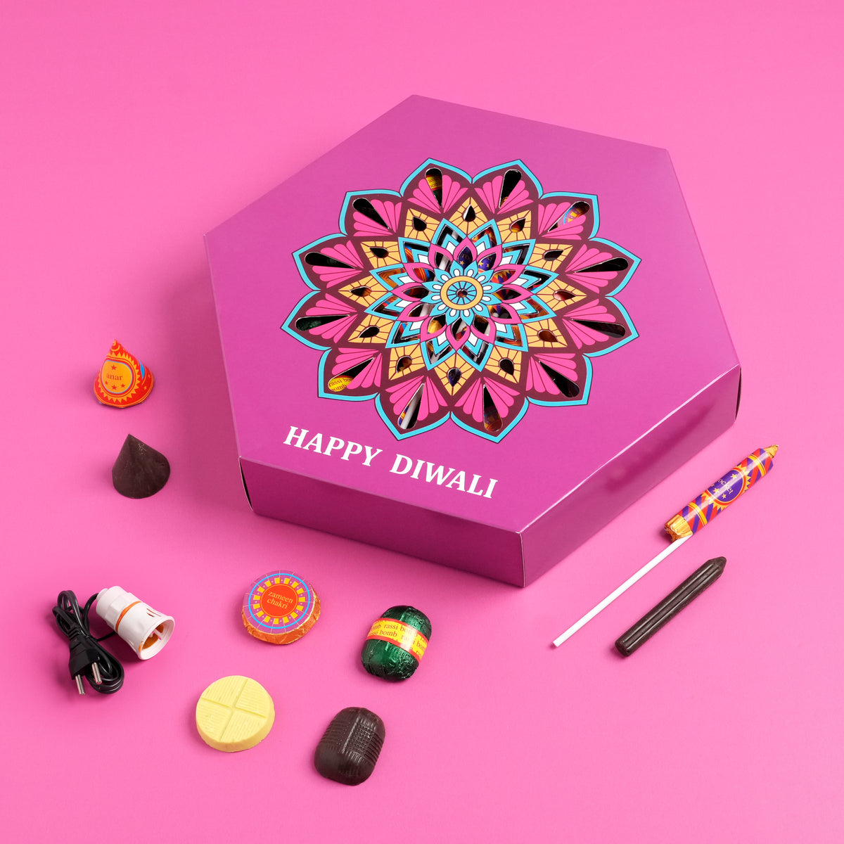 Ruchoks Premium Diwali Box(Kandil) (K6)