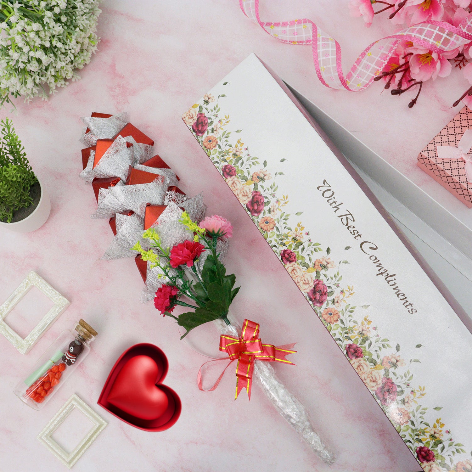 Square shape Chocolate Bouquet