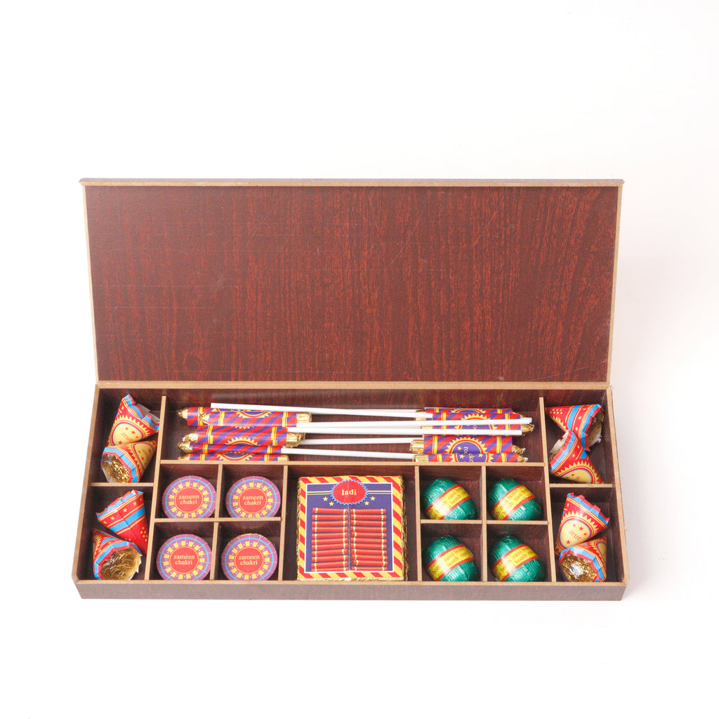 Ruchoks Premium Diwali Cracker Wooden Box (W2)