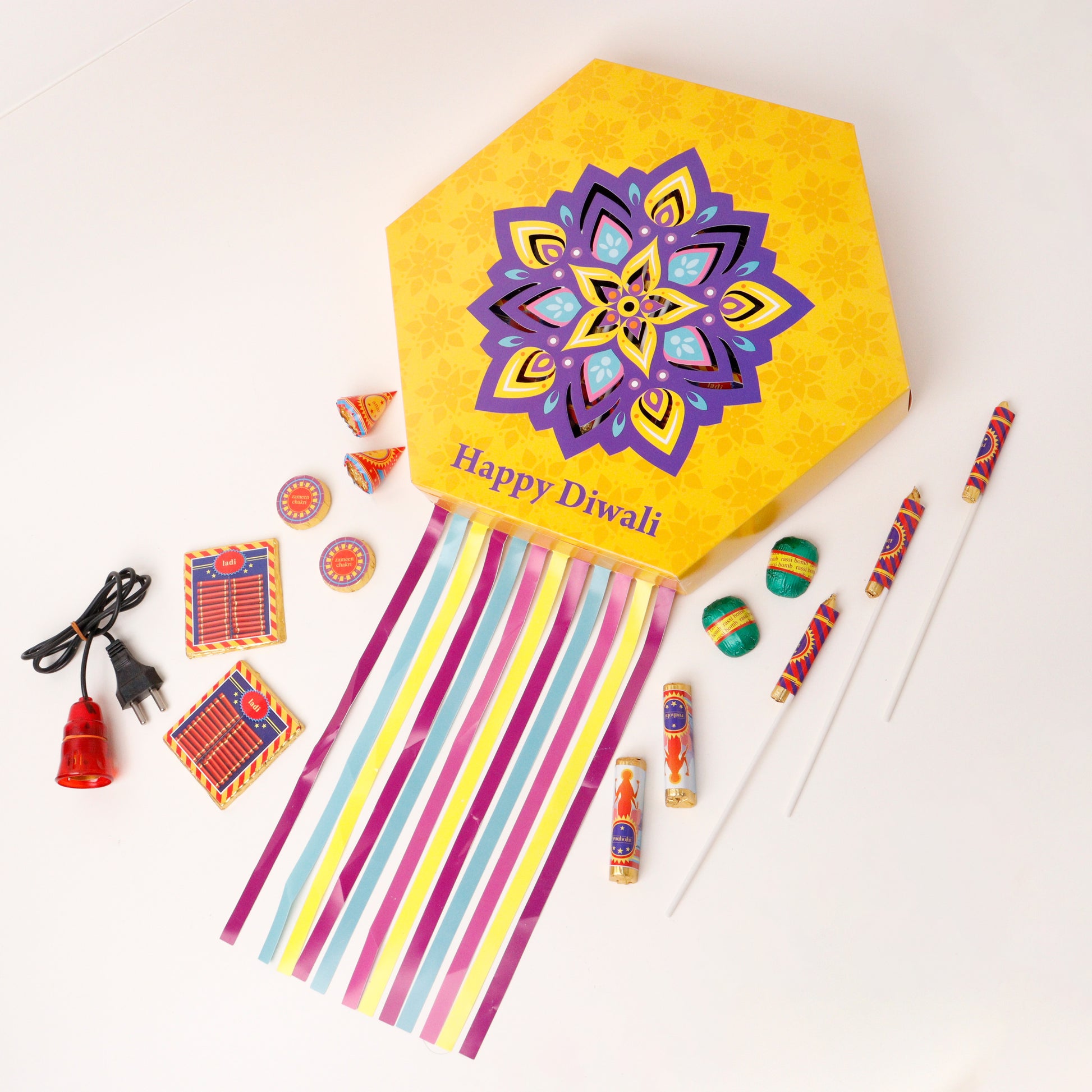 Ruchoks Premium Diwali Box(Kandil) 412 gms (K5)