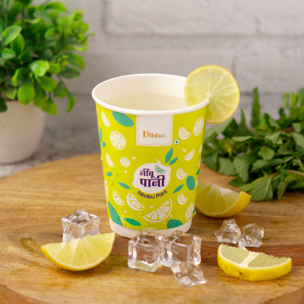 Dibha Instant Nimbu Pani Cup Jar Juices 10 Pcs (Pack of 1),50 g