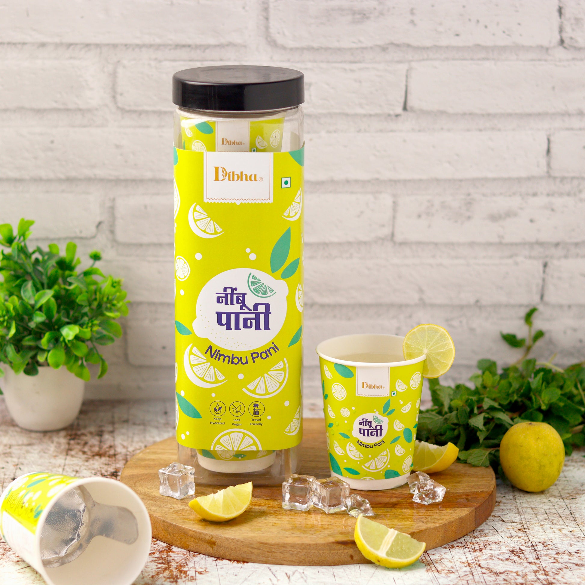 Instant Nimbu Pani Juice - Set of 10 Cups
