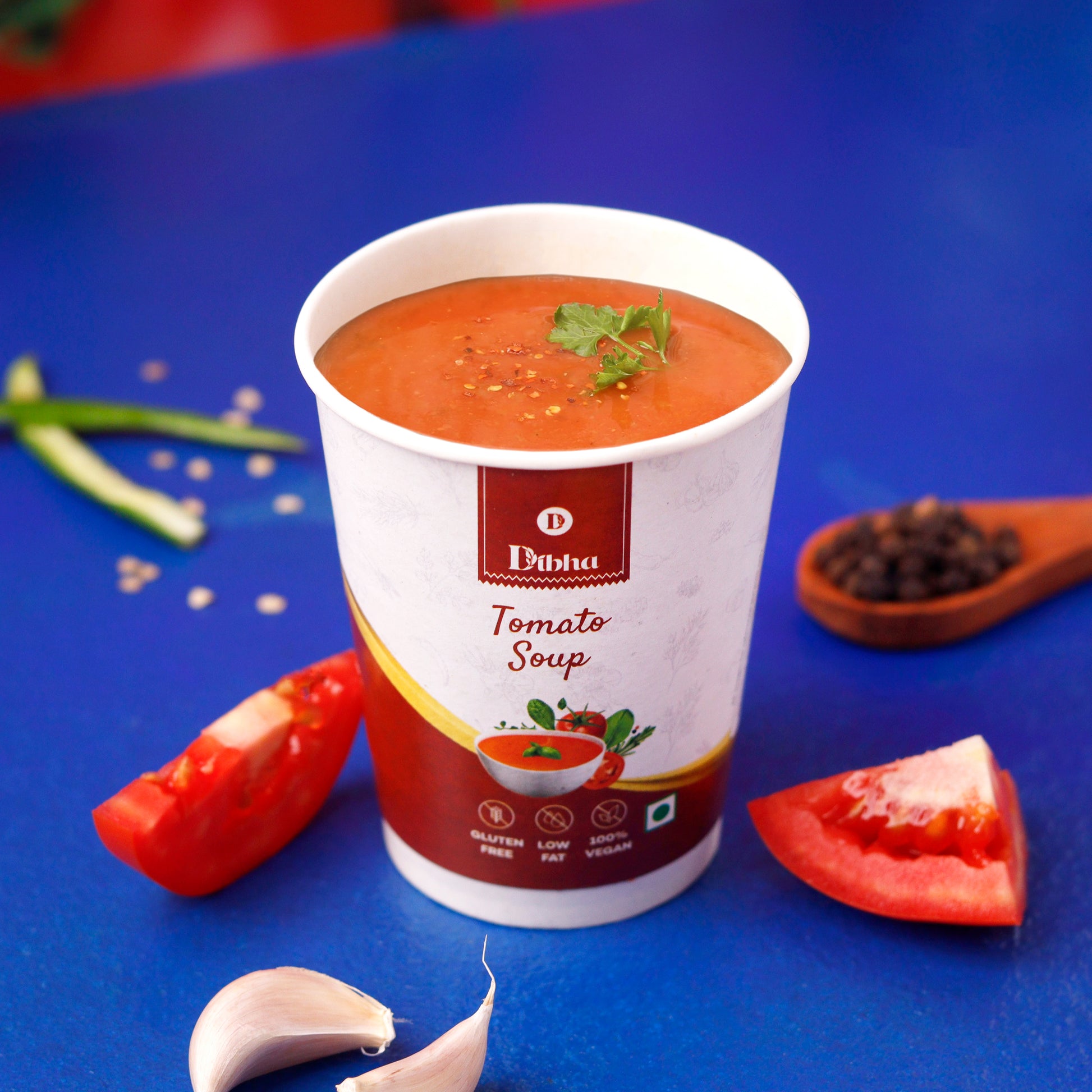 Instant Tomato Soup - Set of 10 Cups