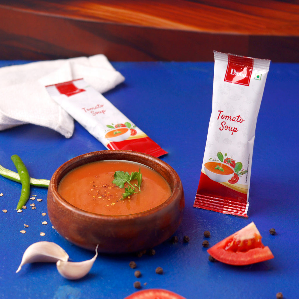 Dibha Tomato Soup Instant Premix Sachet 10 Pcs (Pack of 10),100 g