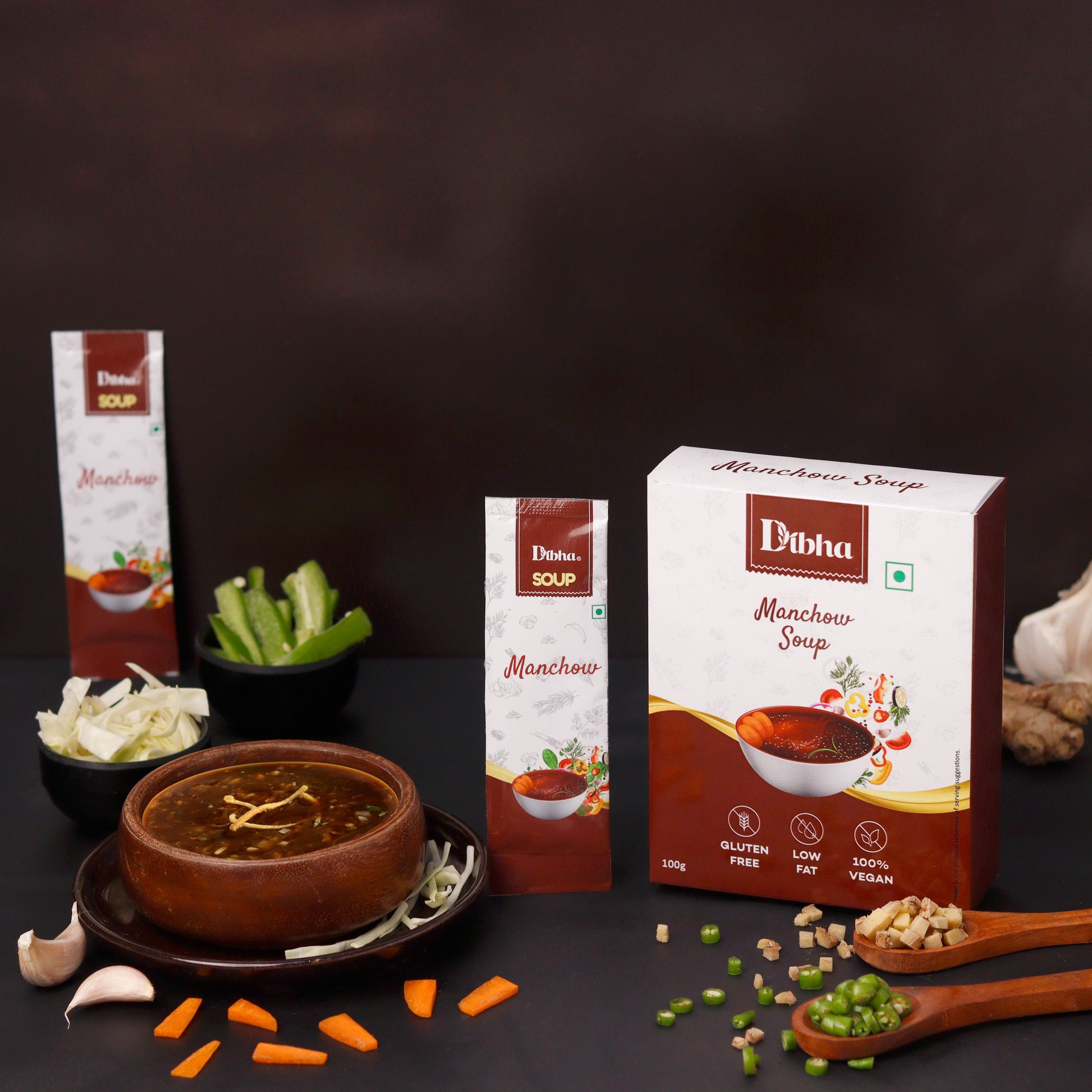 Instant Manchow Soup - Set of 10 Sachets