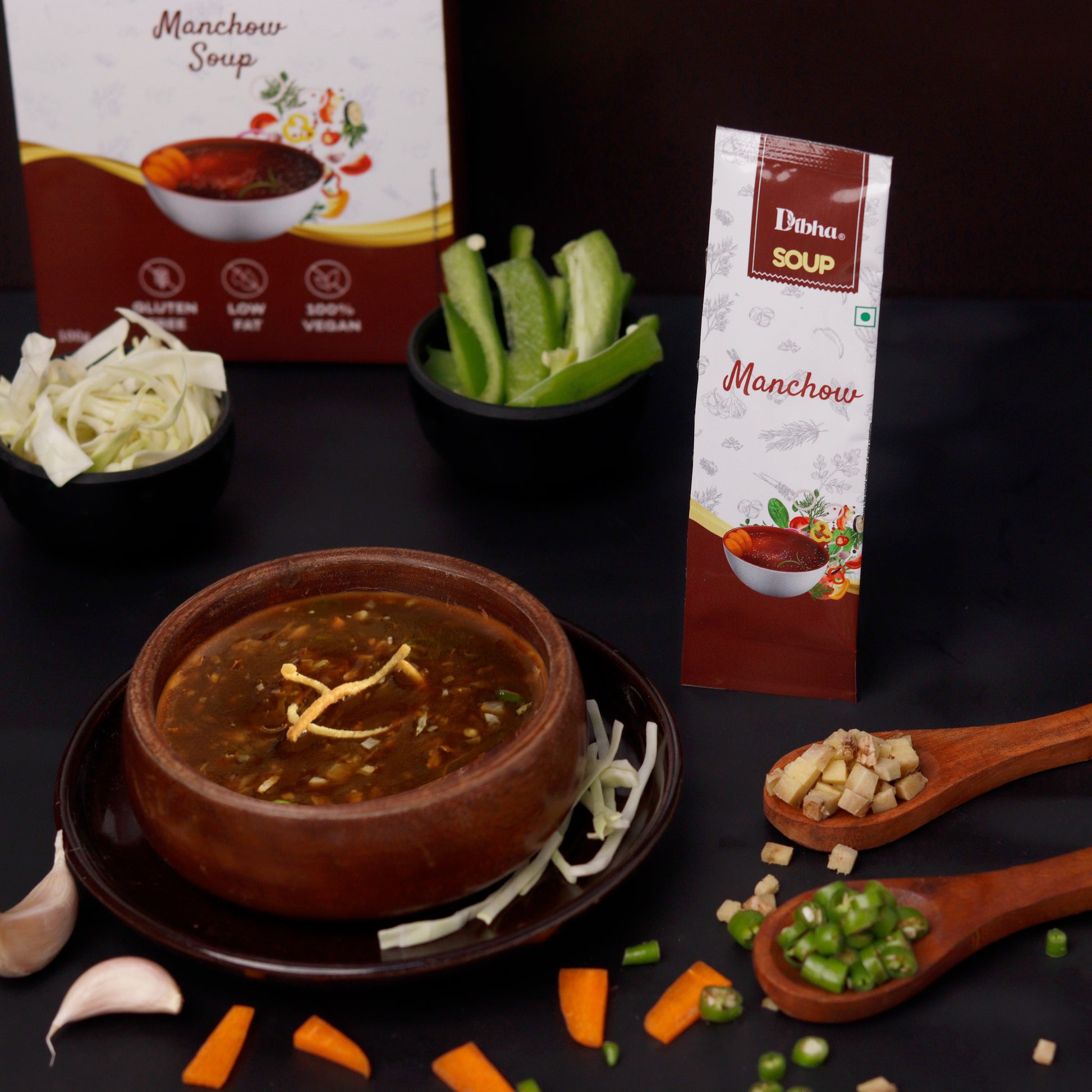 Instant Manchow Soup - Set of 10 Sachets