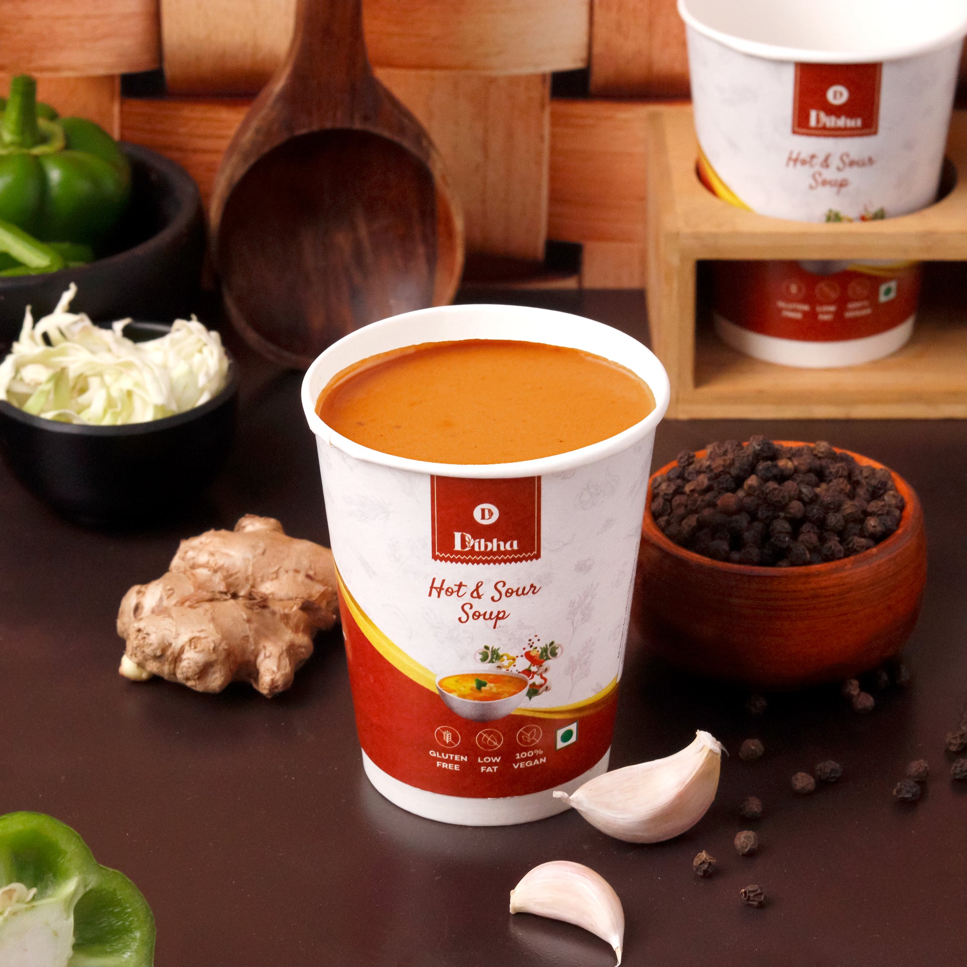 Instant Hot N Sour Soup - Set of 10 Cups