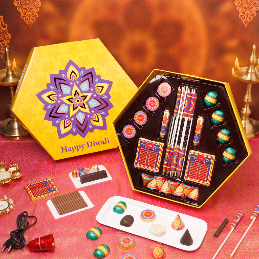 Ruchoks Premium Diwali Box(Kandil) 412 gms (K5)