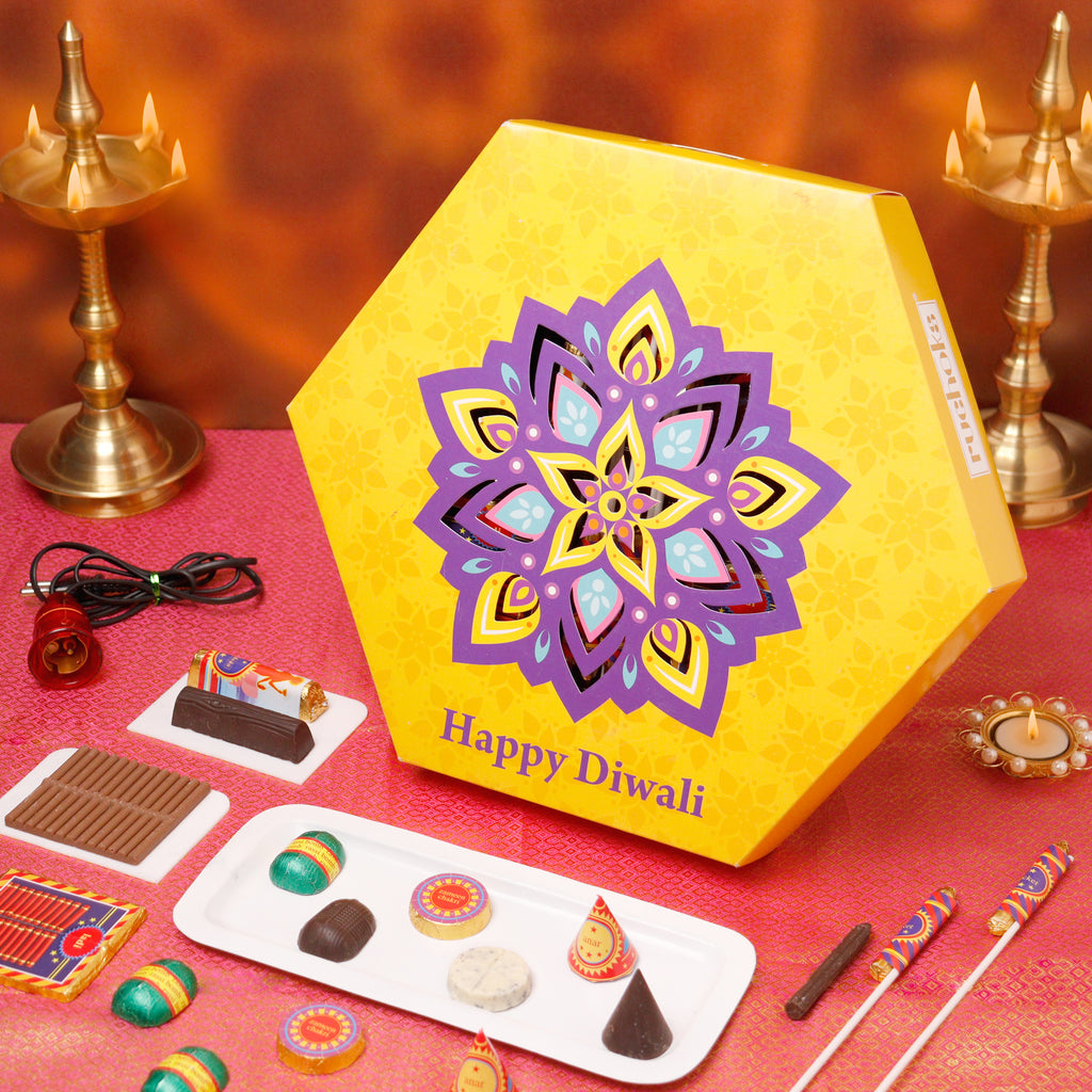 Ruchoks Premium Diwali Box(Kandil) 412 gms (K5)