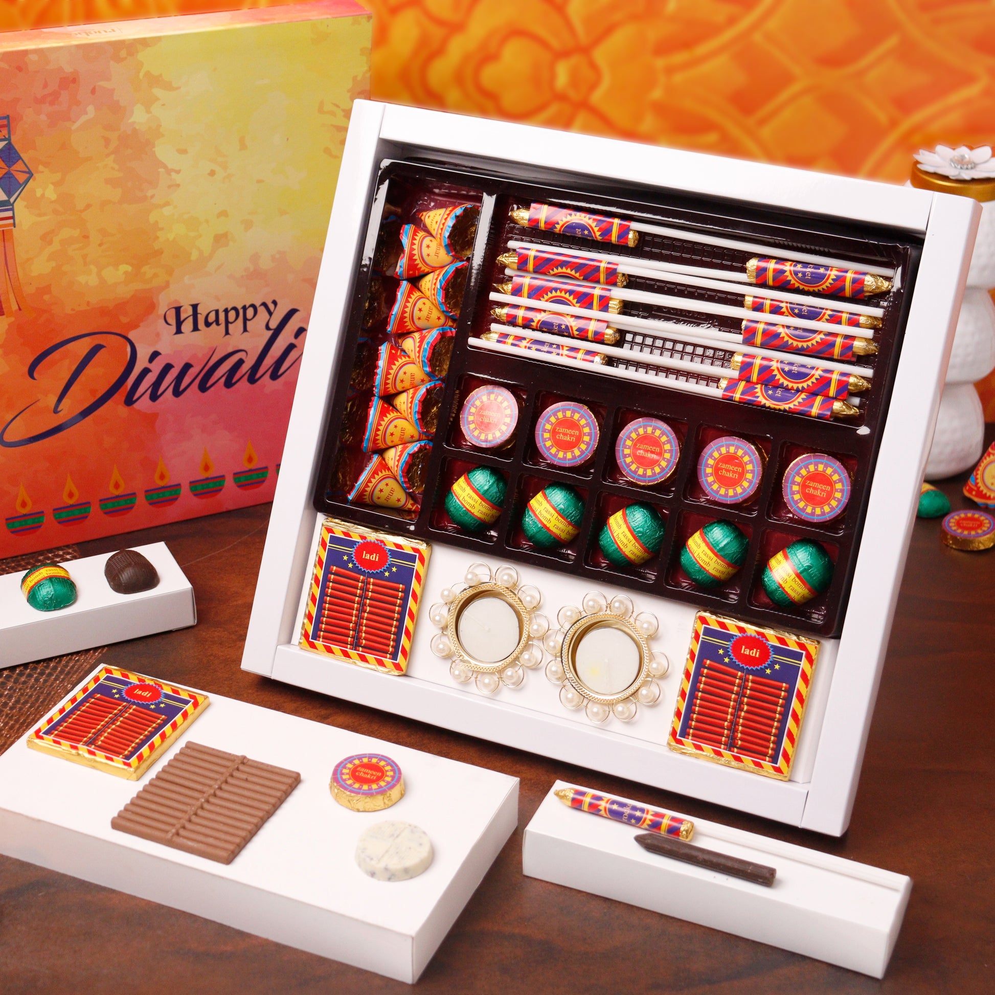 Ruchoks Premium Diwali Cracker Box 435 gms (P1 + Ladi)