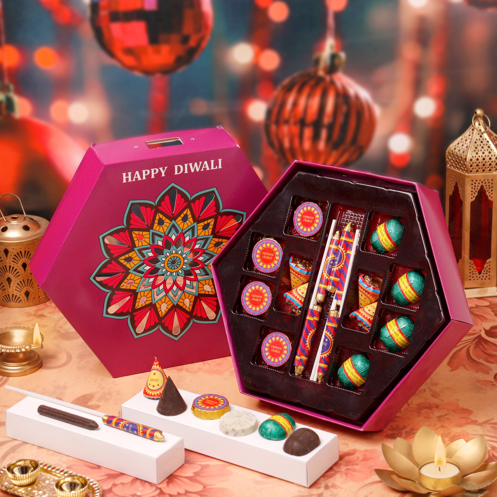 Ruchoks Premium Diwali Box(Kandil) (K6)