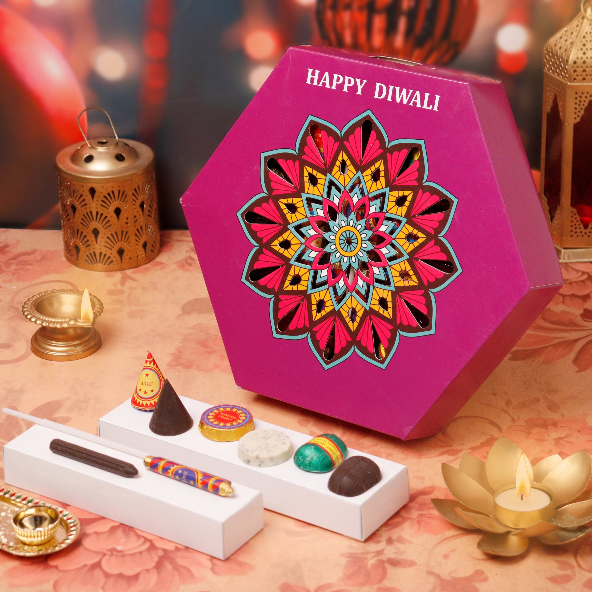 Ruchoks Premium Diwali Box(Kandil) (K6)