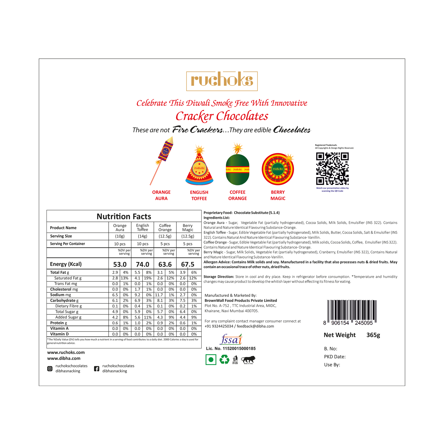 Ruchoks Premium Diwali Cracker Box (P1)