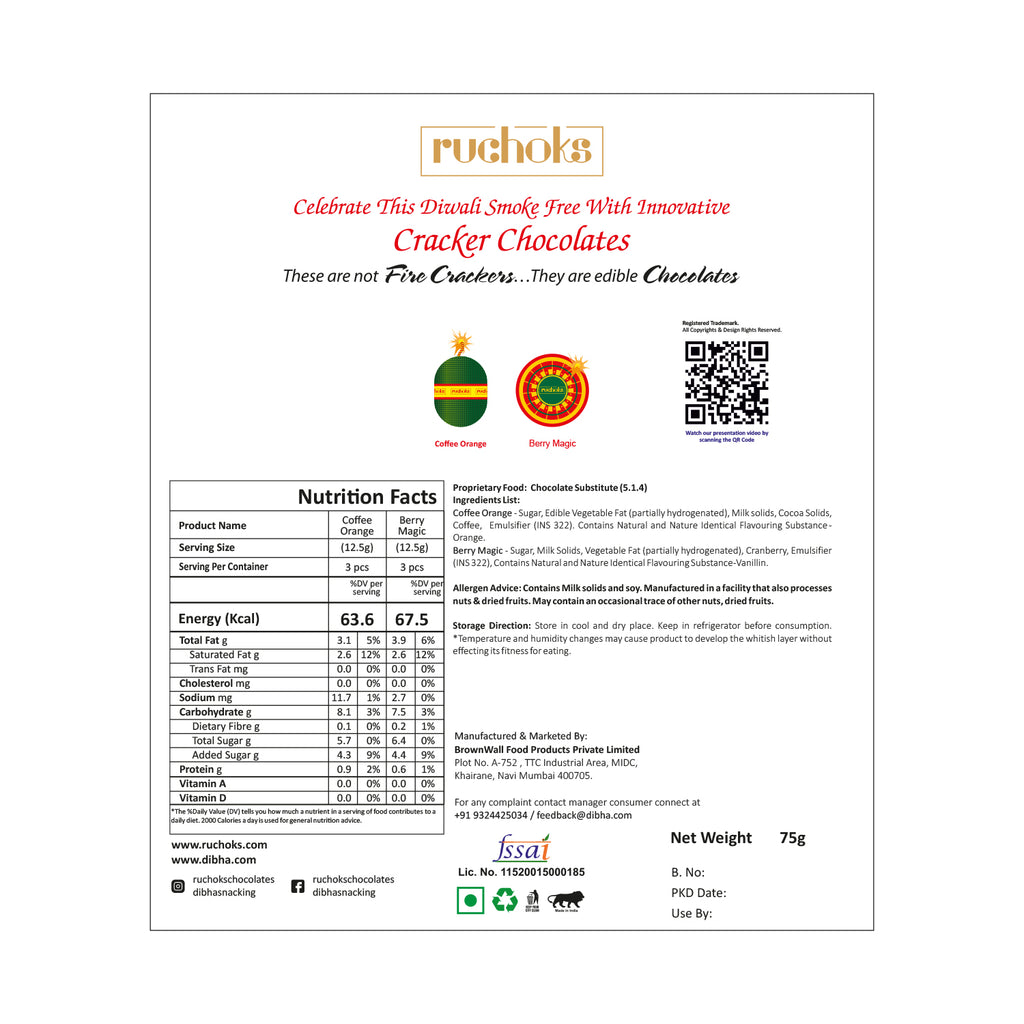 Ruchoks Premium Pooja Kit 5 Days Celebration With Cracker Chocolates