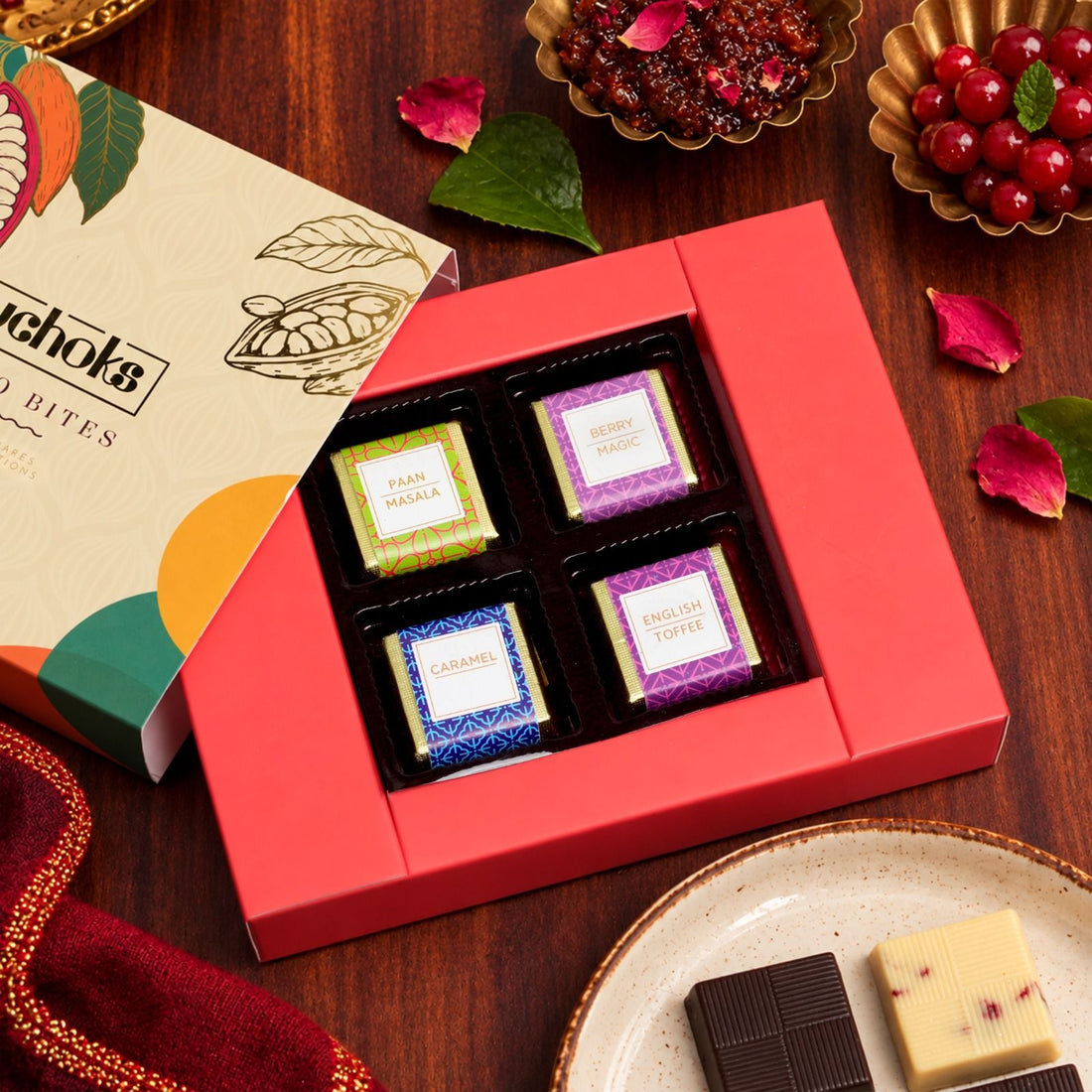 Ruchoks 4pc Choco Diwali Gift Hamper (RU028)