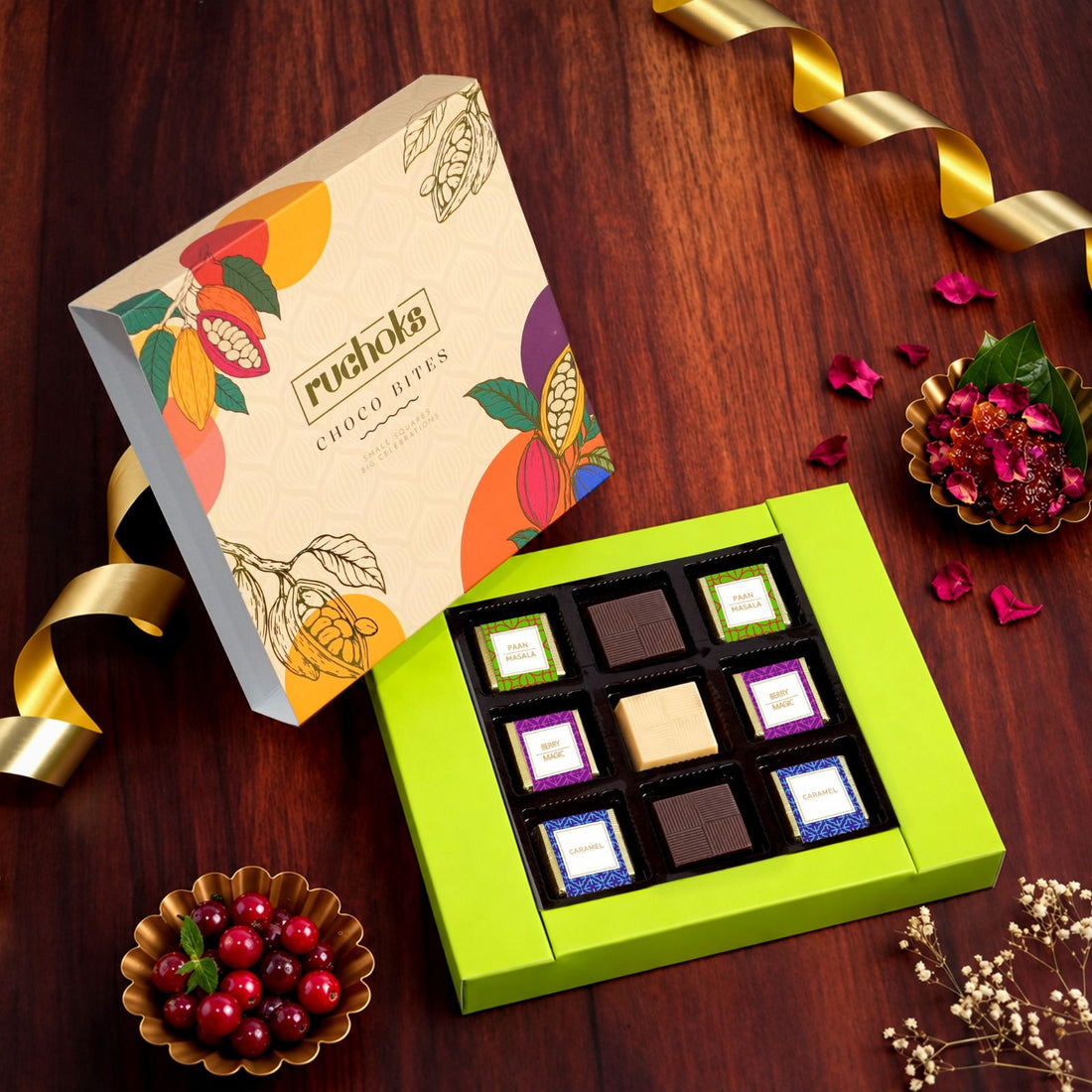 Ruchoks 9pc Choco Diwali Gift Hamper (RU029)