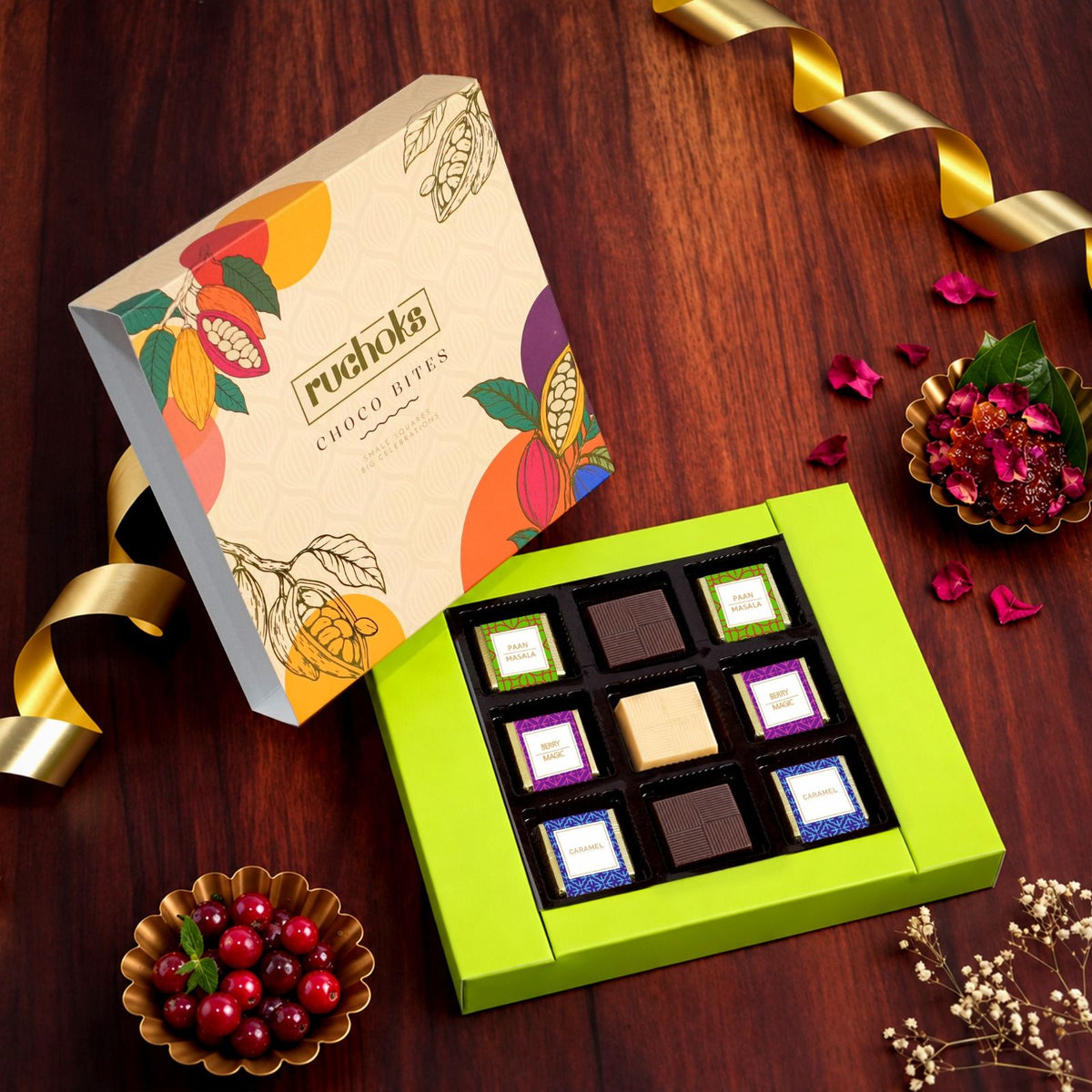 Ruchoks 9pc Choco Diwali Gift Hamper