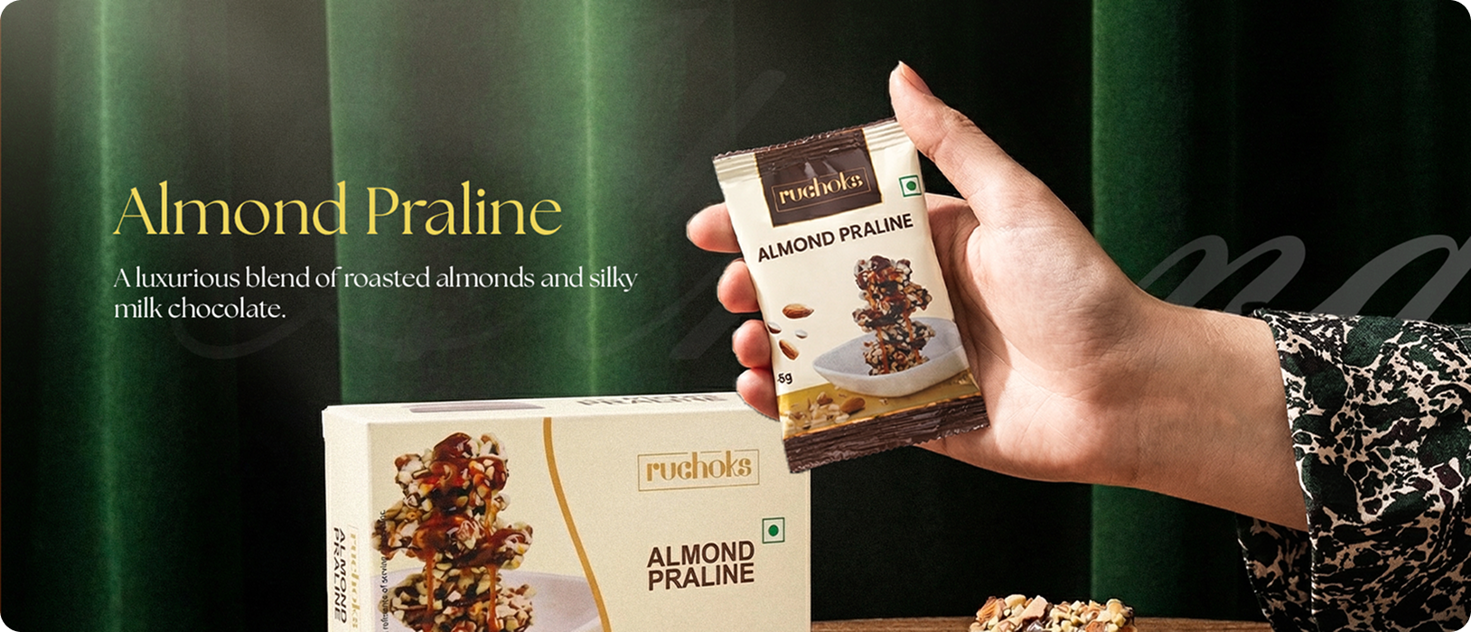 Almond Praline chocolate pack